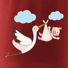 Bocian čakáme bábätko - dievča