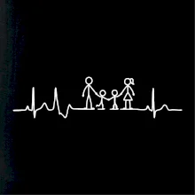 EKG rodina a dvaja chlapci