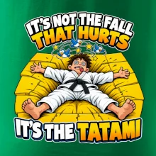 Pád bolí tatami judo
