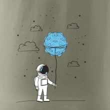 Astronaut s balónikom Astronaut s balónikom