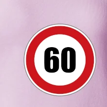 Dopravná značka - obmedzenie rýchlosti 60