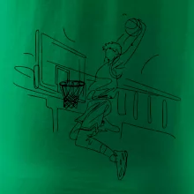 Basketbalista jedným ťahom - výskok