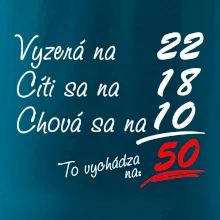 Vyzerá, cíti sa, chová sa - 50 rokov