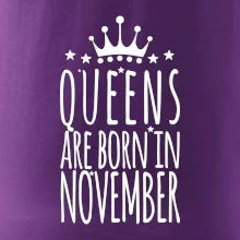 Queens are born in November