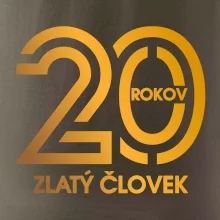 20 rokov zlatý človek