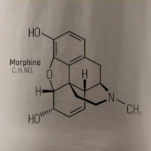 Molekulárna štruktúra Morfín