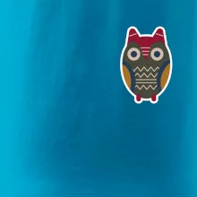 Folklór na prsníku sova