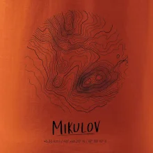 Mikulov - vrstevnice v kruhu