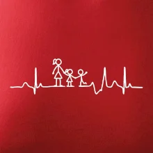 Ekg mamička a dievča + chlapec