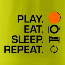 Hokejbal - Play eat sleep repeat