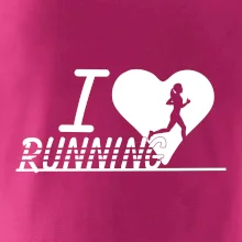 I love running dievča
