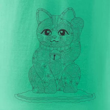 Mačka mávajúca mandala