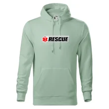 Záchranár rescue kríž červený