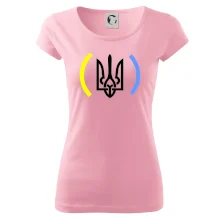 Ukrajina trojzubec s farbami Ukrajina trojzubec s farbami