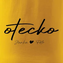 Otecko - tričko s menami deti