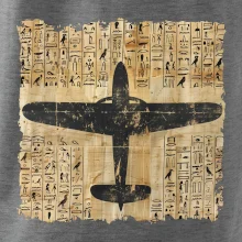 Egyptské hieroglyfy lietadlo