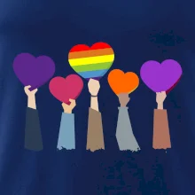 LGBT ruky srdce