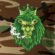 Zhulený lev zelený