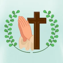 Veniec - kríž a modlenie