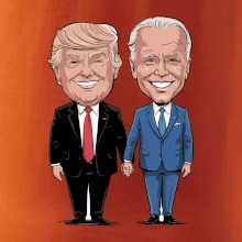 Trump a Biden - veľký kamaráti