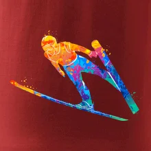 Skokan na lyžiach splash