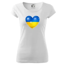 Ukrajina srdce vlajka Ukrajina srdce vlajka