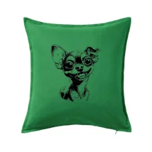 Čiernobiela karikatúra čivava