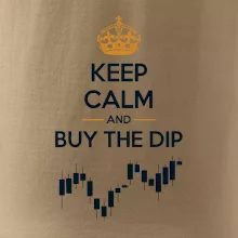 Keep Calm and Buy the Dip - koruna a graf