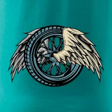 Moto koleso s krídlami