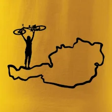 Cyklistka - Mapa Rakúska