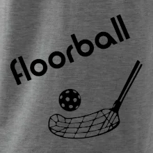 Floorball nápis šikmo