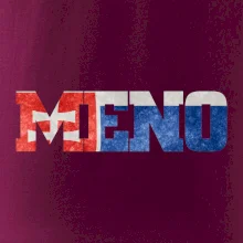 Slovenská vlajka - Váš nápis