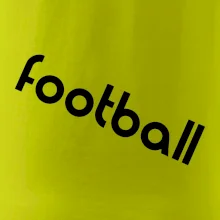 FOOTBALL nápis šikmo FOOTBALL nápis šikmo