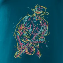 Jazz saxofón splash