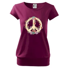 Peace symbol pieskový