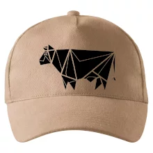 Origami krava z boku