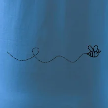 Dráha letu včely - vlnovka Dráha letu včely - vlnovka