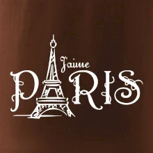 Paris nápis Eiffelovka rovný