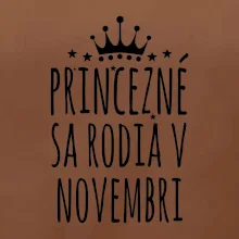 Princezné sa rodia v novembri