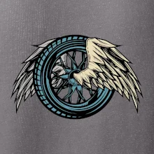 Moto koleso s krídlami