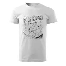 Čiernobiely skokan fly high