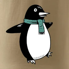 Tučniak so zeleným šálom Tučniak so zeleným šálom