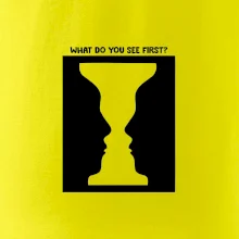 What do you see first? Pohár - Tváre