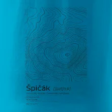 Špičák - vrstevnice v obdĺžniku