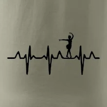 EKG tanečnice salsy