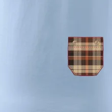 Flanelové triko hnědé