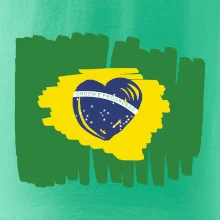 Brazília vlajka srdca