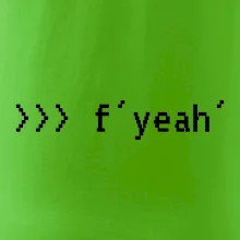 Python  f yeah