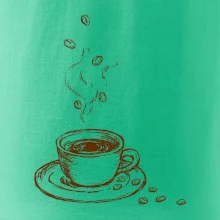 Hrnček plný čerstvej kávy