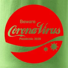 Corona virus pandemic logo